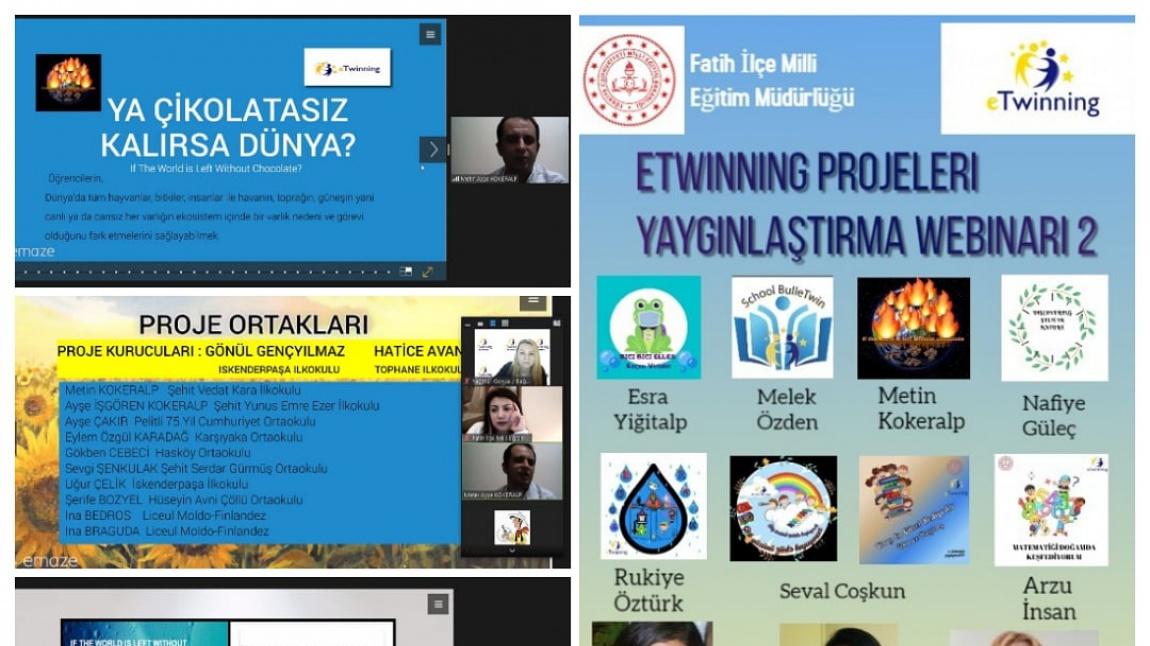 YA ÇİKOLATASIZ KALIRSA DÜNYA?  Adlı E-Twinning Projemizin İstanbul Fatih ilçesi Yaygınlaştırma Tanıtımı Yapıldı 